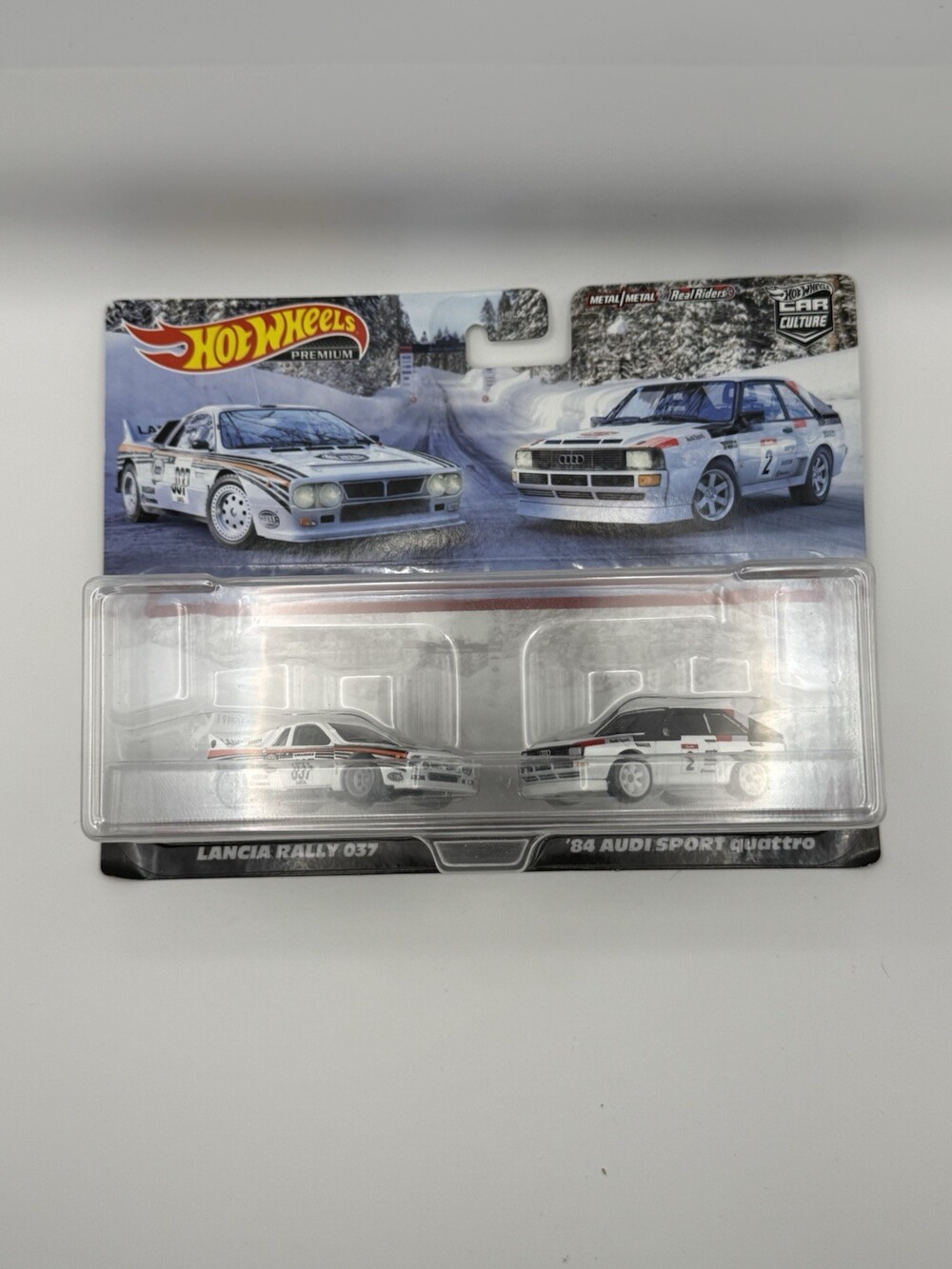 Hot Wheels Premium Car Culture Lancia Rally 84 Audi Quattro
